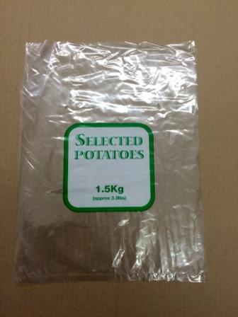 Printed Poly Potato Bag Perforated