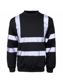 High Vis Black Sweatshirt - Corporate Only